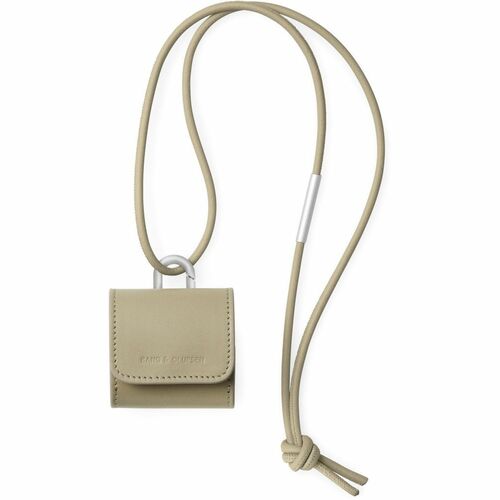 B&O Carrying Case Earbud - Seashell Gray - Leather Body