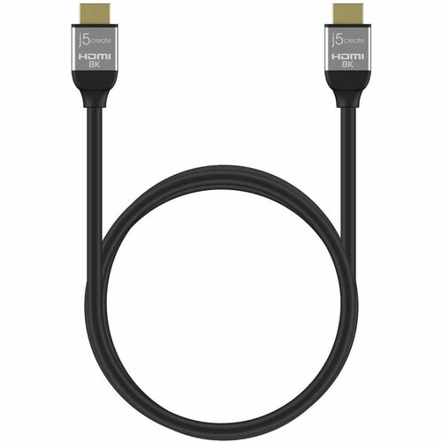j5create JDC53 2 m HDMI A/V Cable - 1 - Cable for PlayStation 5, Xbox, Xbox Series X, Media Player, Phone, Soundbar, A/V R