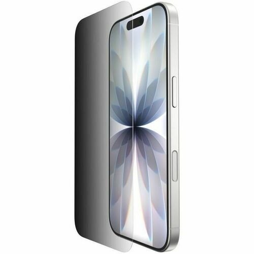Belkin InvisiGlass Privacy Filter Screen Protector for iPhone 17 / iPhone 16 Pro, Gen 2 Black, Transparent - For OLED iPho