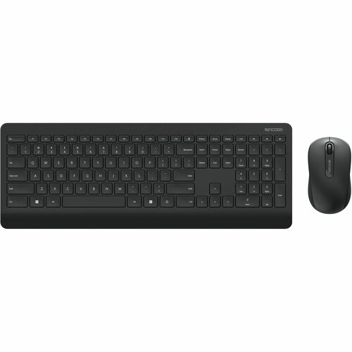 Incase Designed by Microsoft Wireless Desktop 900 Keyboard & Mouse - USB Wireless Keyboard - USB Wireless Mouse - Symmetri