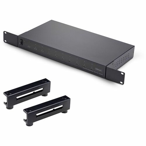 StarTech 10-Port USB-C Charging Hub, 60W Per Port, 350W Total Power, Multiport Charger Block / Station, TAA Compliant - Ch