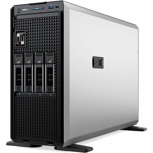 Dell PowerEdge T360 4.5U Tower Server - 1 x Intel Xeon 3 GHz - 64 GB RAM - 960 GB SSD - (2 x 480GB) SSD Configuration - Se