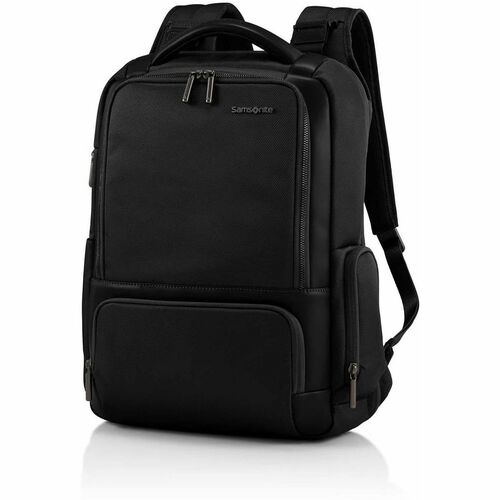Samsonite Holborn Carrying Case (Backpack) for 24.6 cm (9.7") to 39.6 cm (15.6") Notebook - Black - Polyster, MicroFiber B
