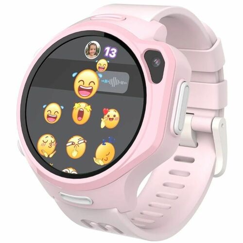 myFirst Fone R2 Smart Watch - Round - Children - G-sensor, Heart Rate Monitor, Temperature Sensor - Camera, Video Call, Vi