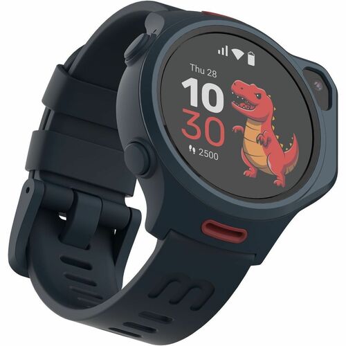 myFirst Fone R2 Smart Watch - Round - Children - G-sensor, Heart Rate Monitor, Temperature Sensor - Camera, Video Call, Vi