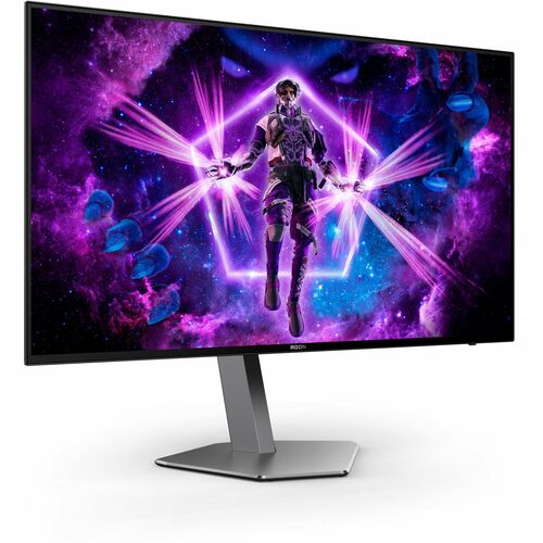 AOC AGON PRO AG276QKD2 27" (68.6 cm) Class WQHD Gaming OLED Monitor - 16:9 - Dark Grey - 26.5" (67.3 cm) Viewable - Quantu