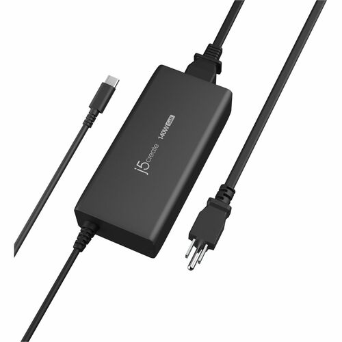 j5create JUP17140 140 W Adaptador de CA - Adaptador universal - para Gaming Notebook, Estação de ancoragem, PC Tablet, Sma