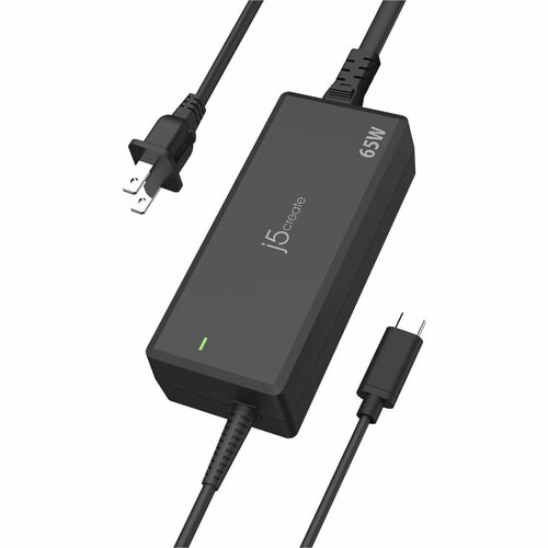 j5create JUP1265-EN 65 W Adaptador de energia - 1 Pack - Adaptador universal - para Notebook, PC Tablet, Smartphone, MacBo