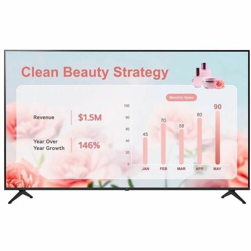 LG 65PK340S0UB Digital Signage Display - 65" (1651 mm) LCD - 3840 x 2160 - Direct LED - 300 cd/m² - 2160p - SerialEthernet