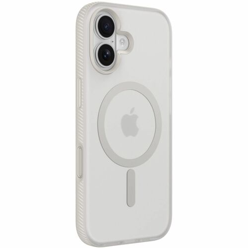 Belkin SheerForce Case for Apple iPhone 17 Smartphone - Textured Bumper - Sand - Soft-touch, Translucent - Drop Proof, Bum