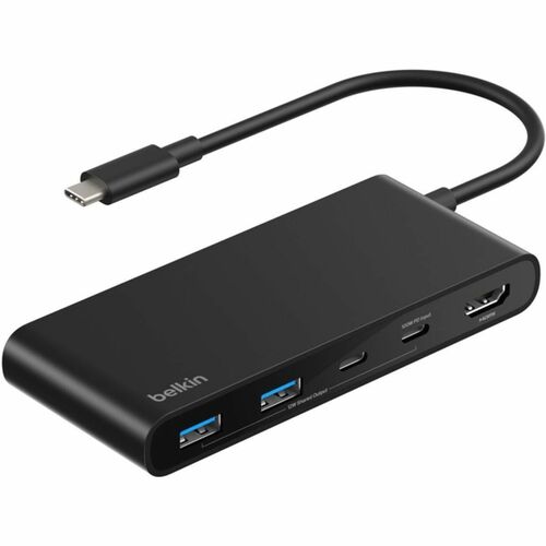 Belkin Connect USB Type C Docking Station for Notebook, Tablet PC, Smartphone, Workstation - Charging Capability - Memory 