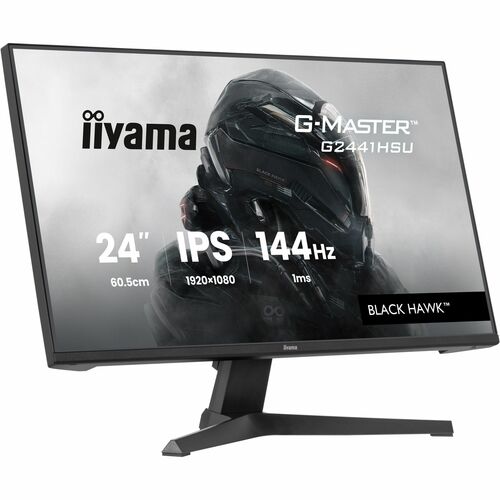 iiyama G-MASTER Black Hawk G2441HSU-B1 24" Class Full HD Gaming LCD Monitor - 16:9 - Matte Black - 60.5 cm (23.8") Viewabl