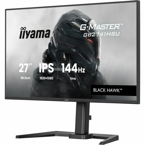 iiyama G-MASTER Black Hawk GB2741HSU-B1 27" Class Full HD Gaming LCD Monitor - 16:9 - Matte Black - 68.6 cm (27") Viewable