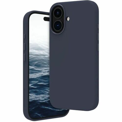 dbramante1928 ApS Roskilde Case for Apple iPhone 16 Smartphone - Deep Water - Soft-touch - Scratch Resistant, Stain Resist