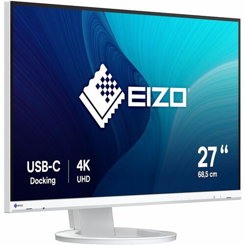 EIZO FlexScan EV2740S-WT 27" Class 4K UHD LED Monitor - 16:9 - White - 68.6 cm (27") Viewable - In-plane Switching (IPS) T