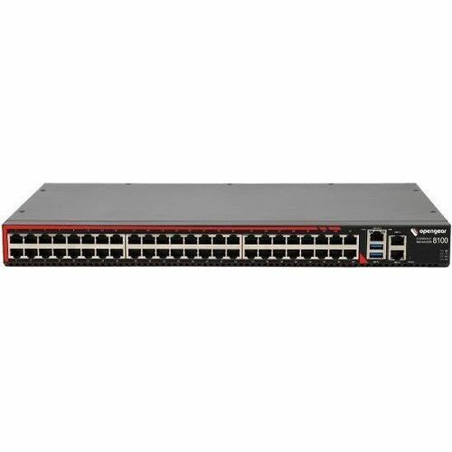 Opengear CM8148 Device Server - 1.95 GB - DDR4 SDRAM - Twisted Pair - 2 x Network (RJ-45) - 2 x USB - 48 x Serial Port - 1