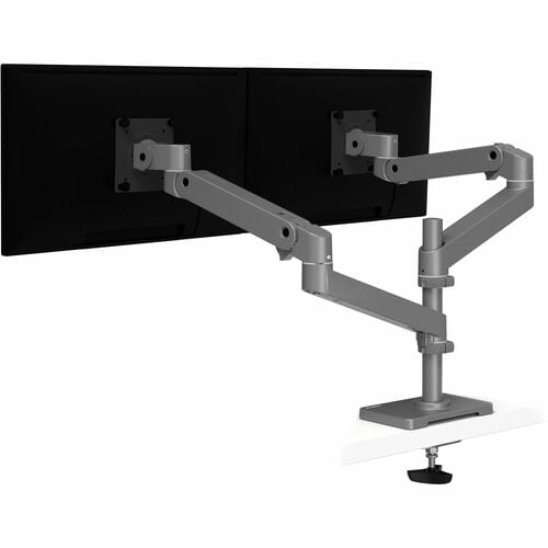 Ergotron Tischhalterung für Monitor, LCD-Display - Dunkelgrau - Höhenverstellbar - 2 Unterstützte(r) Display(s)Bildschirmg