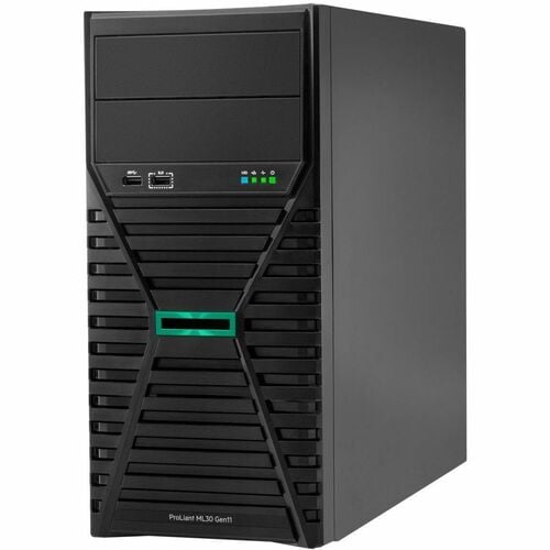 HPE ProLiant ML30 G11 4U Tower Server - 1 x Intel Xeon 6333P 3.10 GHz - 32 GB RAM - 960 GB SSD - (2 x 480GB) SSD Configura