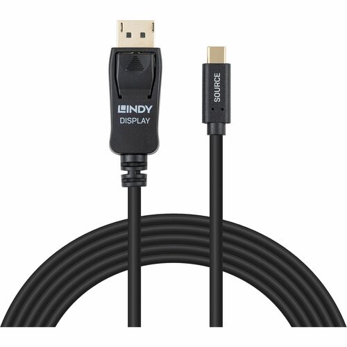LINDY 3 m DisplayPort/USB-C Datentransferkabel - Cable for Computer, Notebook, Audio-/Video-Gerät, Display - 21,6 Gbit/s -