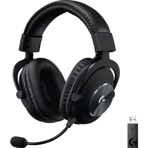 Auriculares de gaming Logitech Inalámbrico Sobre la cabeza Estéreo - Negro - Binaural - Circumaural - 1500cm - 32Ohm - 20H