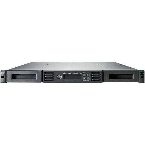HPE Storage Tape Autoloader8 x Cartridge Slot - LTO-9 - 1U - Rack-mountable - 45 TB (Compressed)300 MB/s (Compressed) - Fi