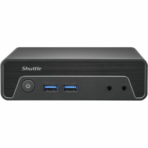 Desktop Computer Shuttle XPC nano NE1010BA - Intel Nn-Serie N100 - 8 GB - 128 GB Serial ATA SSD - Nano - Schwarz - Intel C