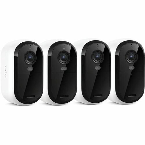 Arlo Essential 4 Megapixel Outdoor 2K Network Camera - Colour - 4 - White - Infrared/Color Night Vision - 2560 x 1440 - Wi
