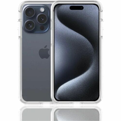 Strike Case for Apple iPhone 15 Pro Smartphone - Clear - Impact Absorbing, Drop Resistant, Scratch Resistant, Dust Resista