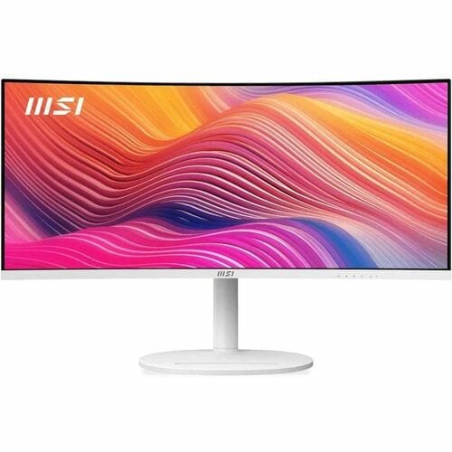 White 34 Curved 1500R VA UWQHD 120Hz 1ms USB-C 98W DP 2xHDMI USB Hub 2A1B KVM Height Adjustable Speakers 3Y