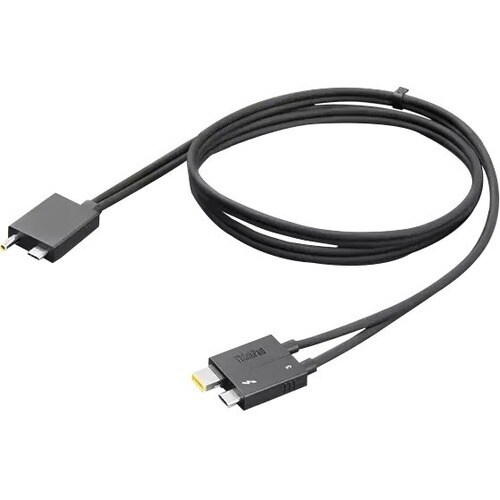 Lenovo ThinkPad 70 cm Thunderbolt 4 Data Transfer/Power Cable - Cable for Workstation, Dock - First End: 1 x Thunderbolt 4