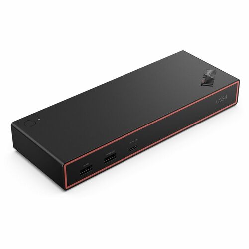Lenovo ThinkPad 5000 USB4 Docking Station for Monitor, Notebook - Charging Capability - 100 W - Eclipse Black - 4 Displays