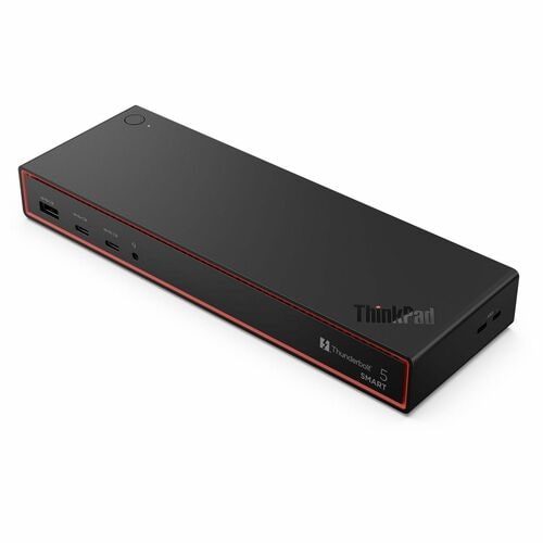 Lenovo 13 Anschluss(e) Thunderbolt 5 Docking Station für Monitor, Notebook, Mikrofon, Mobile Workstation - Ladefunktion - 