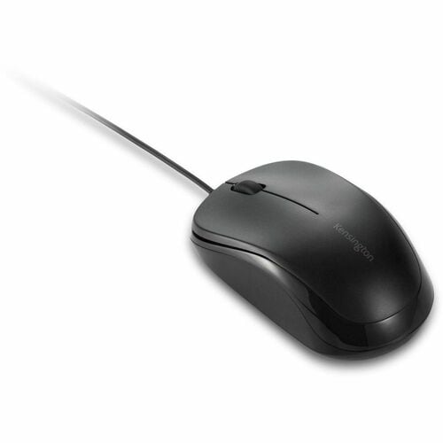 Kensington MY201 Simple Solutions Wired Mouse (TAA) - Optical - Cable - Black - USB Type A - 1600 dpi - Scroll Wheel - 3 B