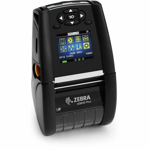 Zebra ZQ610 Plus Single Sided Retail, Transportation & Logistic, Mobile, Warehouse Direct Thermal Printer - Monochrome - P