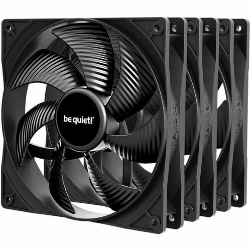 be quiet! Pure Wings 3 3 Pack Cooling Fan - Multimedia System, PC, Radiator - 140 mm Maximum Fan Diameter - 3 x Fan(s) - 9