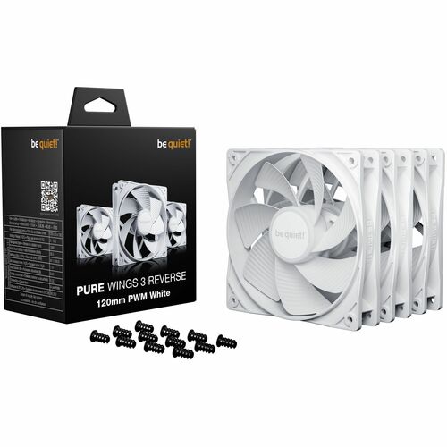 be quiet! Pure Wings 3 Kühllüfter - Multimedia-System, PC - 120 mm Maximum Fan Diameter - 3 x Fan(s) - 80,02m³/h Maximum A