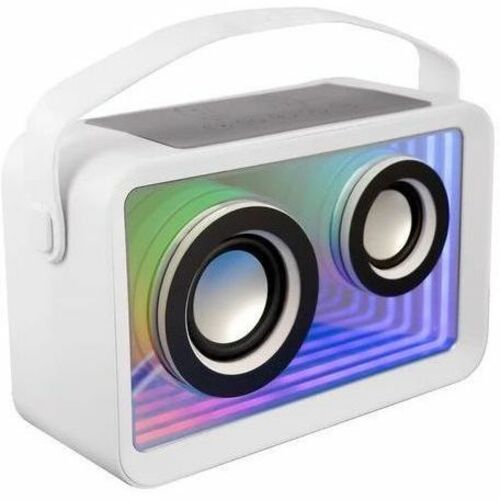 MasterChoice Pórtatil Bluetooth Sistema de Altavoces - 8W RMS - Blanco - Batería Recargable - HDMI - 1