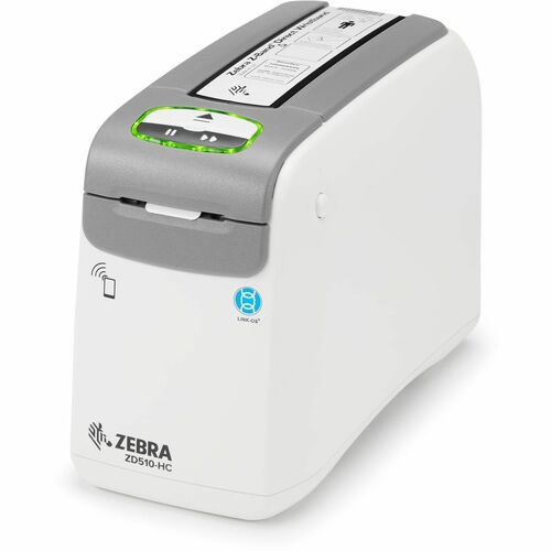 Zebra ZD510-HC Healthcare, Hospitality Direct Thermal Printer - Monochrome - Desktop - Wristband Print - Fast Ethernet - U
