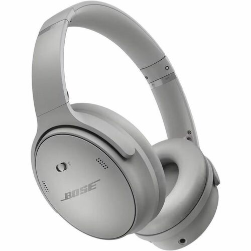 Bose QuietComfort Wired/Wireless Over-the-head, Over-the-ear Stereo Headset - Moonlight Gray - Binaural - Circumaural - 90