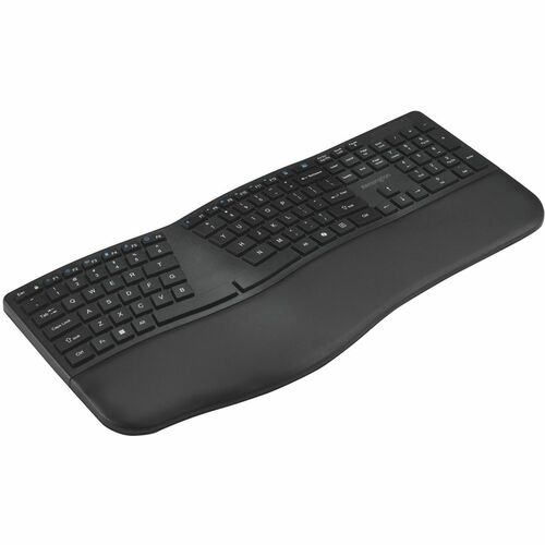 Kensington Pro Fit Ergo KB680 EQ Rechargeable Keyboard - Wireless Connectivity - Bluetooth/RF - Full-size - 5.4 - 2.40 GHz