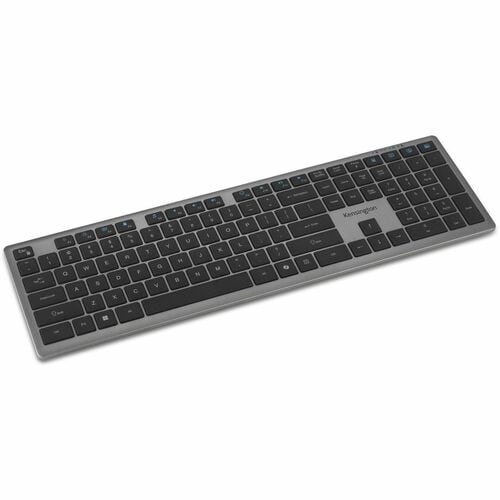 Kensington KB535 EQ Rechargeable Multi-Device Keyboard - Wireless Connectivity - Bluetooth/RF - Full-size - 5.4 - 32.81 ft