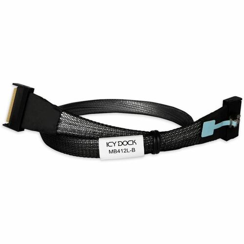 Icy Dock MCIO 8i SFF-TA-1016 to MCIO 8i SFF-TA-1016 Cable - 0.5M - 1.64 ft MCIO Data Transfer Cable for NVMe Controller, S