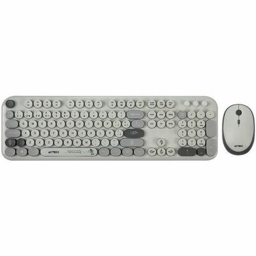 Teclado y ratón Acteck Creator Chic K-Colors MK485 - Español - Membrana Inalámbrico RF 2.40GHz Teclado - 105 Tecla - Keybo