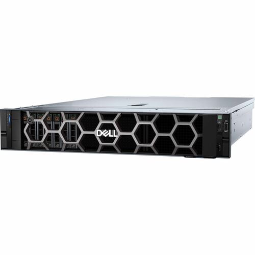 Dell PowerEdge R760xs 2U 机架 服务器 - 1 Xeon Silver 4410Y 2 GHz - 16 GB RAM - 960 GB SSD - 12Gb/s SAS 控制器 - Intel 芯片 - 2 处理器支持