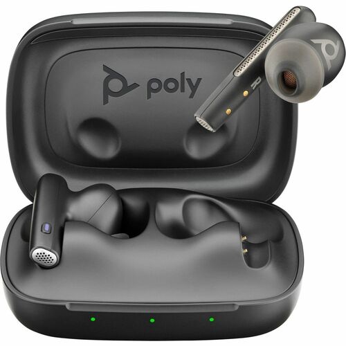 Poly Voyager Free 60 UC 真无线 耳塞 立体声 耳机 - Microsoft Teams认证 - Google Assistant, Siri - 双声道 - 入耳式 - 3000 cm - 蓝牙 - 20 Hz 到 20