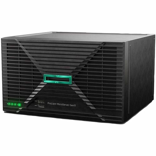 Serveur HPE ProLiant MicroServer Gen11 - Tour Ultra Micro - 1 x Intel Xeon 3,50 GHz - 32 Go RAM - 8 To HDD - (2 x 4To) Con