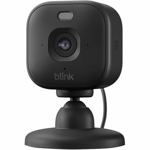 Blink Mini Indoor/Outdoor 2K Network Camera - Colour - 1 - Black - Colour Night Vision - 2560 x 1440 - 4x Optical - USB - 