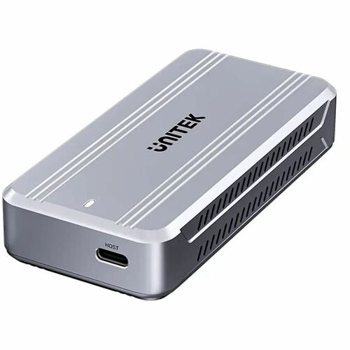 Unitek Drive Enclosure M.2, PCI Express NVMe - Thunderbolt 4, Thunderbolt 3, USB4 Host Interface - Space Gray - 1 x HDD Su