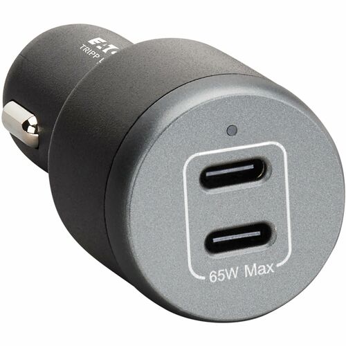Tripp Lite series U280-C02-65W 65W Auto Adapter - 65 W - 12 V DC, 24 V DC Input - 5 V DC, 9 V DC, 12 V DC, 15 V DC, 20 V D