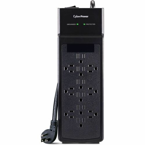 CyberPower CSB1206 Essential 12 - Outlet Surge Protector with 3600 J Surge Suppression - Clamping Voltage 800V, 6 ft Cord,